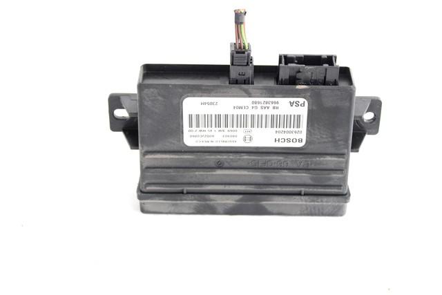CONTROL UNIT PDC OEM N. 9663821680 SPARE PART USED CAR CITROEN BERLINGO MK2 (2008 -2018)  DISPLACEMENT DIESEL 1,6 YEAR OF CONSTRUCTION 2008