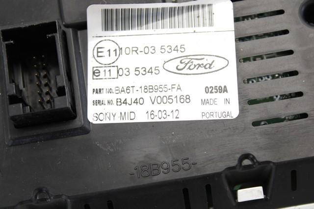 BOARD COMPUTER OEM N.  SPARE PART USED CAR FORD FIESTA CB1 CNN MK6 R (2012 - 2017) DISPLACEMENT BENZINA/GPL 1,4 YEAR OF CONSTRUCTION 2012