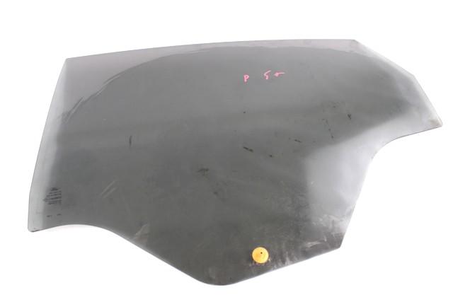 DOOR WINDOW, TINTED GLASS, REAR LEFT OEM N. 8A61-A25713-B SPARE PART USED CAR FORD FIESTA CB1 CNN MK6 R (2012 - 2017) DISPLACEMENT BENZINA/GPL 1,4 YEAR OF CONSTRUCTION 2012