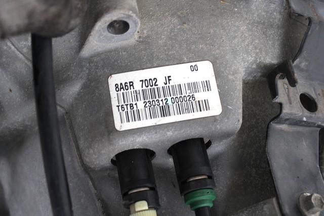 MANUAL TRANSMISSION OEM N. 8A6R-7002-JF CAMBIO MECCANICO SPARE PART USED CAR FORD FIESTA CB1 CNN MK6 R (2012 - 2017) DISPLACEMENT BENZINA/GPL 1,4 YEAR OF CONSTRUCTION 2012