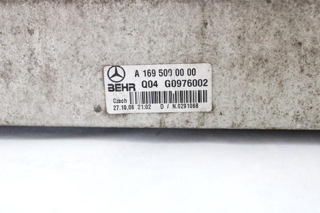 CHARGE-AIR COOLING OEM N. A1695000000 SPARE PART USED CAR MERCEDES CLASSE A W169 5P C169 3P (2004 - 04/2008)  DISPLACEMENT DIESEL 2 YEAR OF CONSTRUCTION 2006