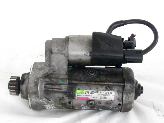 STARTER  OEM N. 02E911023Q SPARE PART USED CAR AUDI A3 MK2R 8P 8PA 8P1 (2008 - 2012) DISPLACEMENT DIESEL 2 YEAR OF CONSTRUCTION 2011