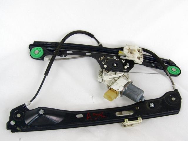 DOOR WINDOW LIFTING MECHANISM FRONT OEM N. 58252 SISTEMA ALZACRISTALLO PORTA ANTERIORE ELETTR SPARE PART USED CAR BMW SERIE 1 BER/COUPE/CABRIO E81/E82/E87/E88 LCI R (2007 - 2013)  DISPLACEMENT DIESEL 2 YEAR OF CONSTRUCTION 2010