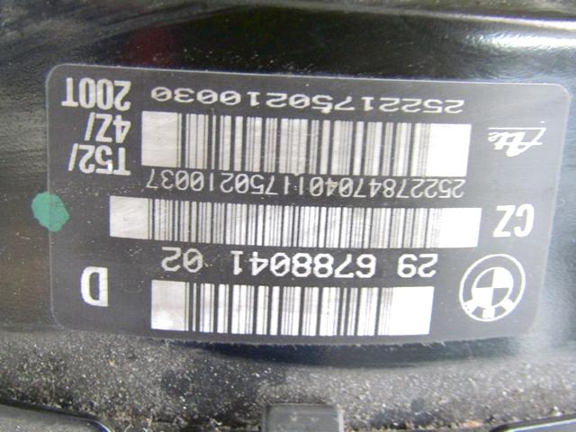 POWER BRAKE UNIT DEPRESSION OEM N. 6788041 SPARE PART USED CAR BMW SERIE 1 BER/COUPE/CABRIO E81/E82/E87/E88 LCI R (2007 - 2013)  DISPLACEMENT DIESEL 2 YEAR OF CONSTRUCTION 2010