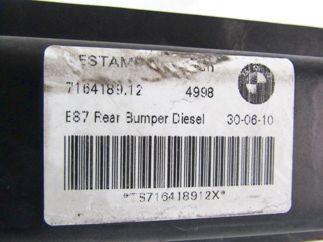 CARRIER, REAR OEM N. 7164189 SPARE PART USED CAR BMW SERIE 1 BER/COUPE/CABRIO E81/E82/E87/E88 LCI R (2007 - 2013)  DISPLACEMENT DIESEL 2 YEAR OF CONSTRUCTION 2010