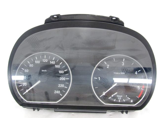 INSTRUMENT CLUSTER / INSTRUMENT CLUSTER OEM N. 9187330 SPARE PART USED CAR BMW SERIE 1 BER/COUPE/CABRIO E81/E82/E87/E88 LCI R (2007 - 2013)  DISPLACEMENT DIESEL 2 YEAR OF CONSTRUCTION 2010
