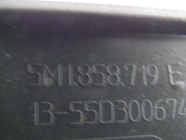 GLOVE BOX OEM N. 5M1857921F SPARE PART USED CAR VOLKSWAGEN GOLF PLUS 5M1 521 MK1 (2004 - 2009)  DISPLACEMENT DIESEL 1,9 YEAR OF CONSTRUCTION 2006