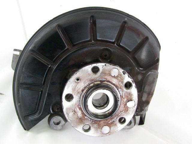CARRIER, LEFT / WHEEL HUB WITH BEARING, FRONT OEM N. 1K0407255AA SPARE PART USED CAR VOLKSWAGEN GOLF PLUS 5M1 521 MK1 (2004 - 2009)  DISPLACEMENT DIESEL 1,9 YEAR OF CONSTRUCTION 2006