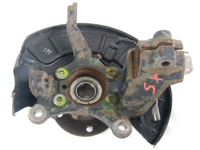 CARRIER, LEFT / WHEEL HUB WITH BEARING, FRONT OEM N. 1K0407255AA SPARE PART USED CAR VOLKSWAGEN GOLF PLUS 5M1 521 MK1 (2004 - 2009)  DISPLACEMENT DIESEL 1,9 YEAR OF CONSTRUCTION 2006