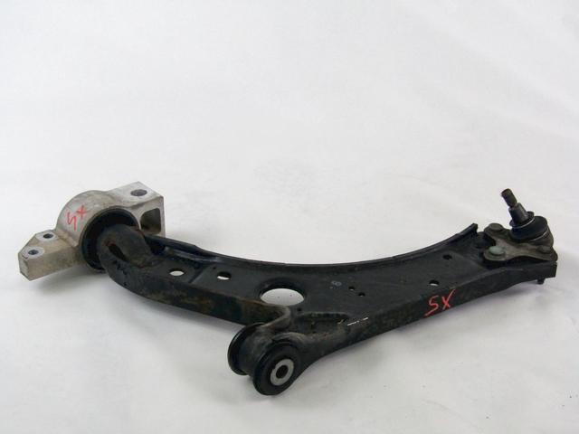 WISHBONE,FRONT LEFT OEM N. 1K0407189E SPARE PART USED CAR VOLKSWAGEN GOLF PLUS 5M1 521 MK1 (2004 - 2009)  DISPLACEMENT DIESEL 1,9 YEAR OF CONSTRUCTION 2006
