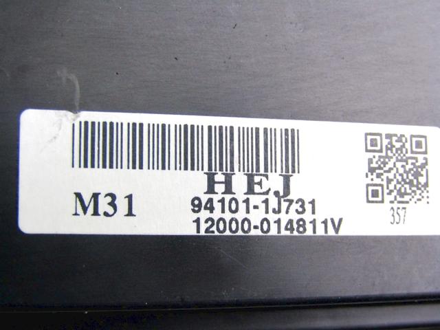 BOARD COMPUTER OEM N. 94101-1J731 SPARE PART USED CAR HYUNDAI I20 PB PBT MK1 R (2012 - 2014)  DISPLACEMENT BENZINA/GPL 1,1 YEAR OF CONSTRUCTION 2013
