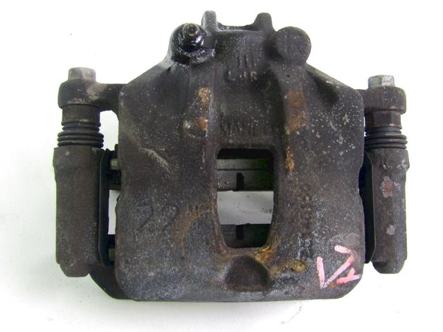 BRAKE CALIPER FRONT LEFT . OEM N. 581301J600 SPARE PART USED CAR HYUNDAI I20 PB PBT MK1 R (2012 - 2014)  DISPLACEMENT BENZINA/GPL 1,1 YEAR OF CONSTRUCTION 2013