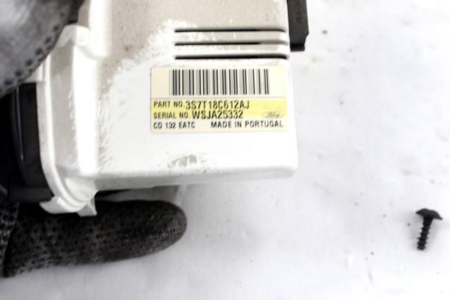 AIR CONDITIONING CONTROL UNIT / AUTOMATIC CLIMATE CONTROL OEM N. (D)3S7T18C612AJ SPARE PART USED CAR FORD MONDEO B5Y B4Y BWY MK2 BER/SW (2000 - 2007)  DISPLACEMENT DIESEL 2,2 YEAR OF CONSTRUCTION 2006