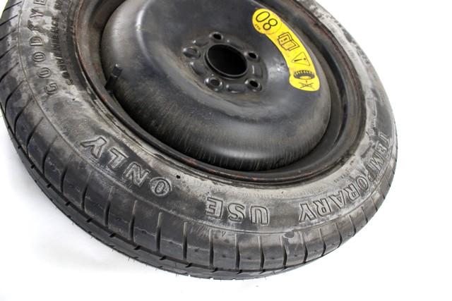 SPARE WHEEL OEM N. 15493 RUOTINO DI SCORTA SPARE PART USED CAR FORD MONDEO B5Y B4Y BWY MK2 BER/SW (2000 - 2007)  DISPLACEMENT DIESEL 2,2 YEAR OF CONSTRUCTION 2006