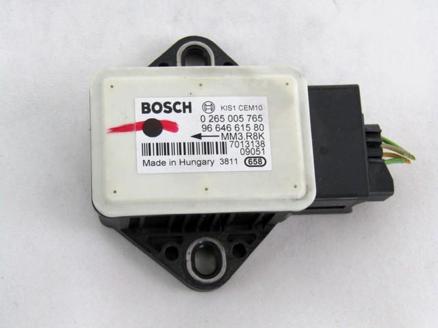SENSOR ESP OEM N. 9664661580 SPARE PART USED CAR CITROEN C4 MK1 / COUPE L LC (2004 - 08/2009)  DISPLACEMENT DIESEL 1,6 YEAR OF CONSTRUCTION 2009