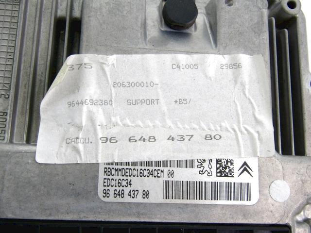 KIT ACCENSIONE AVVIAMENTO OEM N. 18336 KIT ACCENSIONE AVVIAMENTO SPARE PART USED CAR CITROEN C4 MK1 / COUPE L LC (2004 - 08/2009)  DISPLACEMENT DIESEL 1,6 YEAR OF CONSTRUCTION 2009