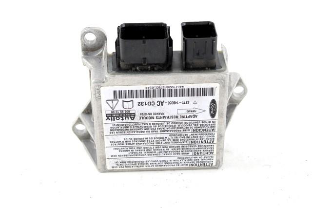 CONTROL UNIT AIRBAG OEM N. 4S7T-14B056-AC SPARE PART USED CAR FORD MONDEO B5Y B4Y BWY MK2 BER/SW (2000 - 2007)  DISPLACEMENT DIESEL 2,2 YEAR OF CONSTRUCTION 2006