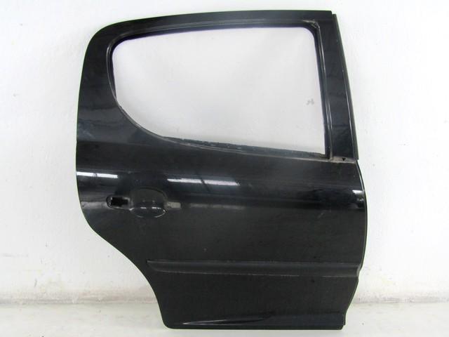 DOOR RIGHT REAR  OEM N. 9008S6 SPARE PART USED CAR PEUGEOT 207 / 207 CC R WA WC WD WK (05/2009 - 2015)  DISPLACEMENT DIESEL 1,4 YEAR OF CONSTRUCTION 2010