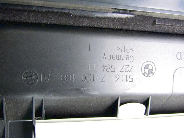 GLOVE BOX OEM N. 51167120408 SPARE PART USED CAR BMW SERIE 3 BER/SW/COUPE/CABRIO E90/E91/E92/E93 (2005 - 08/2008)  DISPLACEMENT DIESEL 2 YEAR OF CONSTRUCTION 2007