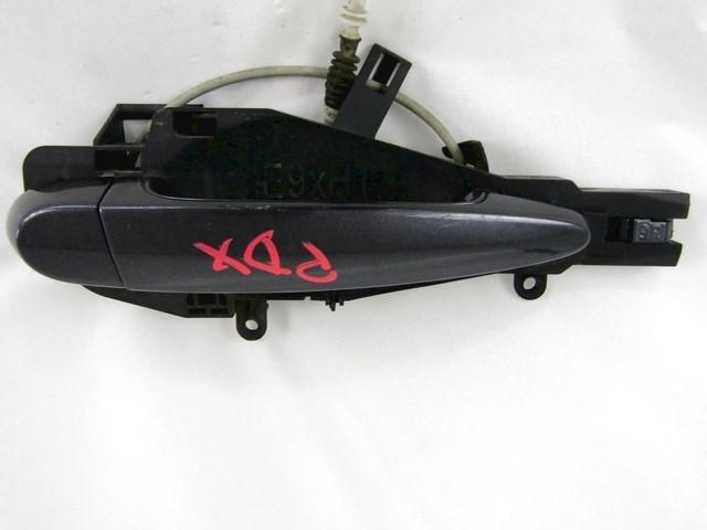 RIGHT REAR DOOR HANDLE OEM N. 51210445182 SPARE PART USED CAR BMW SERIE 3 BER/SW/COUPE/CABRIO E90/E91/E92/E93 (2005 - 08/2008)  DISPLACEMENT DIESEL 2 YEAR OF CONSTRUCTION 2007