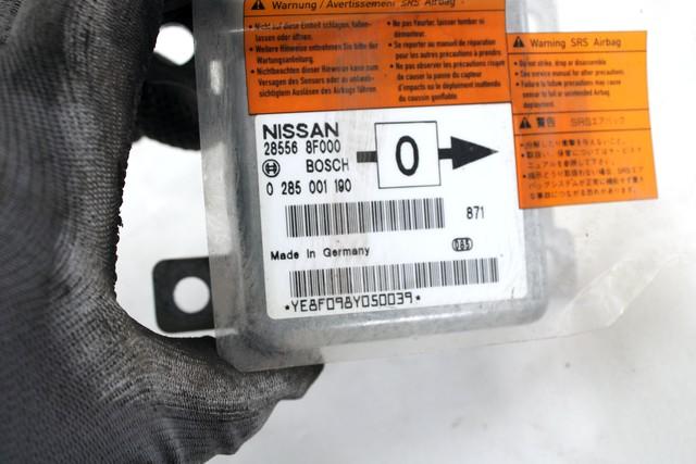 CONTROL UNIT AIRBAG OEM N. 28556-8F000 SPARE PART USED CAR NISSAN TERRANO II R20 (1996 - 1999)  DISPLACEMENT DIESEL 2,7 YEAR OF CONSTRUCTION 1999