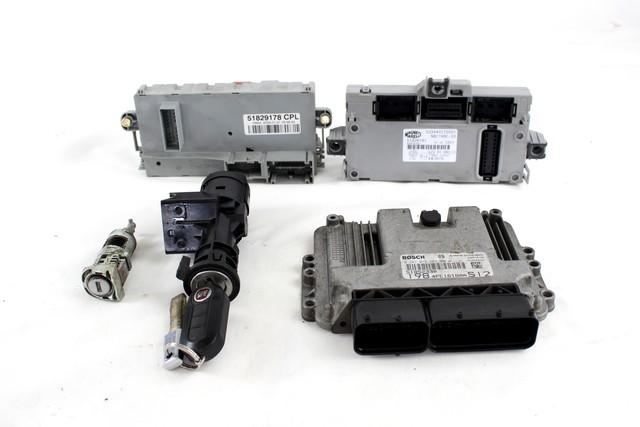 KIT ACCENSIONE AVVIAMENTO OEM N. 26603 KIT ACCENSIONE AVVIAMENTO SPARE PART USED CAR FIAT BRAVO 198 (02/2007 - 01/2011)  DISPLACEMENT DIESEL 1,6 YEAR OF CONSTRUCTION 2009