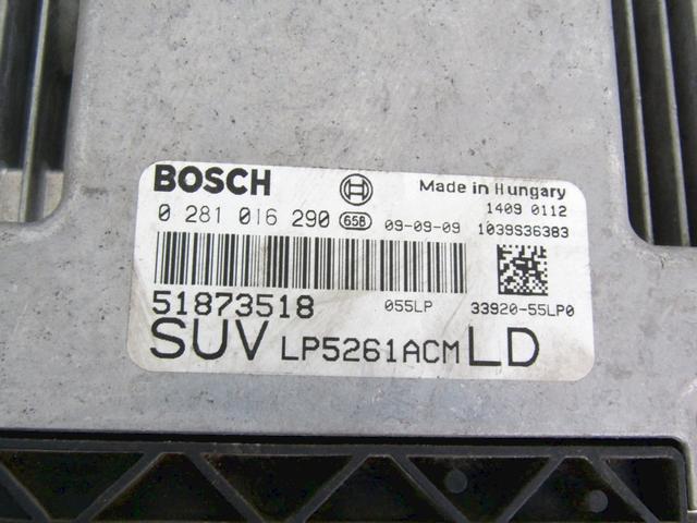 KIT ACCENSIONE AVVIAMENTO OEM N. 1799 KIT ACCENSIONE AVVIAMENTO SPARE PART USED CAR FIAT SEDICI FY R (05/2009 - 2014)  DISPLACEMENT DIESEL 2 YEAR OF CONSTRUCTION 2009