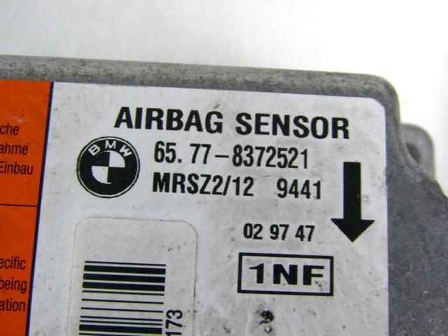 KIT COMPLETE AIRBAG OEM N. 5104 KIT AIRBAG COMPLETO SPARE PART USED CAR BMW SERIE 7 E38 (1994 - 2001) DISPLACEMENT BENZINA 4,3 YEAR OF CONSTRUCTION 1998