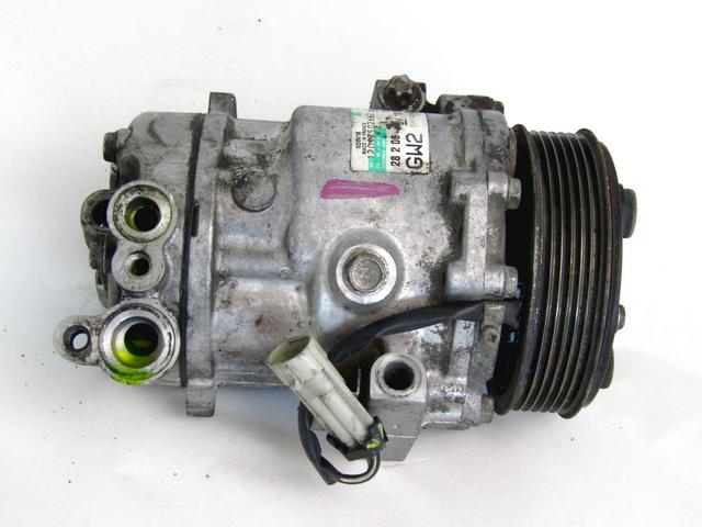 AIR-CONDITIONER COMPRESSOR OEM N. 13197538 SPARE PART USED CAR OPEL MERIVA A X03 R (2006 - 2010)  DISPLACEMENT DIESEL 1,3 YEAR OF CONSTRUCTION 2006
