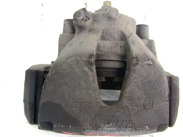 BRAKE CALIPER FRONT LEFT . OEM N. 93176427 SPARE PART USED CAR OPEL ASTRA H A04 L48,L08,L35,L67 5P/3P/SW (2004 - 2007)  DISPLACEMENT BENZINA 1,6 YEAR OF CONSTRUCTION 2006