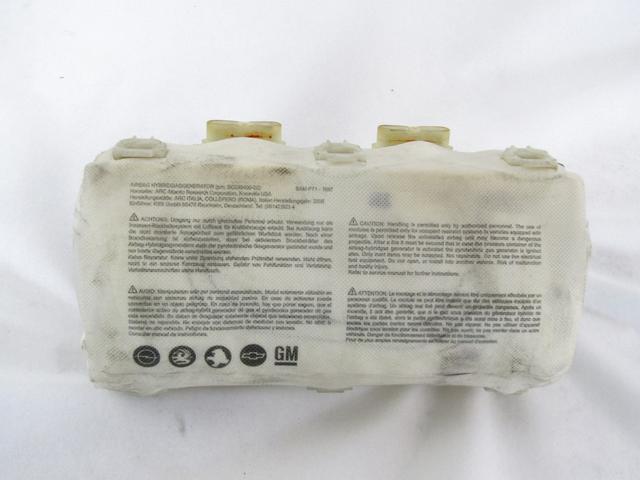 KIT COMPLETE AIRBAG OEM N. 18074 KIT AIRBAG COMPLETO SPARE PART USED CAR OPEL ASTRA H A04 L48,L08,L35,L67 5P/3P/SW (2004 - 2007)  DISPLACEMENT BENZINA 1,6 YEAR OF CONSTRUCTION 2006