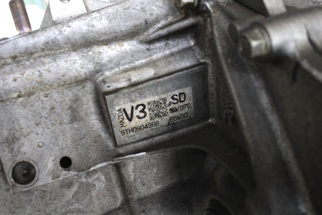 MANUAL TRANSMISSION OEM N. F6W303000 CAMBIO MECCANICO SPARE PART USED CAR MAZDA 2 DJ MK3 (DAL 2014)  DISPLACEMENT BENZINA 1,5 YEAR OF CONSTRUCTION 2016