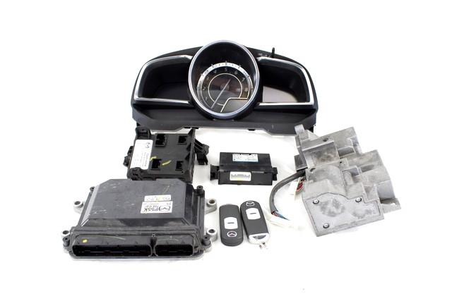 KIT ACCENSIONE AVVIAMENTO OEM N. 109547 KIT ACCENSIONE AVVIAMENTO SPARE PART USED CAR MAZDA 2 DJ MK3 (DAL 2014)  DISPLACEMENT BENZINA 1,5 YEAR OF CONSTRUCTION 2016