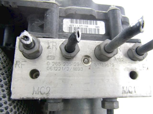 HYDRO UNIT DXC OEM N. 51789679 SPARE PART USED CAR FIAT BRAVO 198 (02/2007 - 01/2011)  DISPLACEMENT DIESEL 1,9 YEAR OF CONSTRUCTION 2007