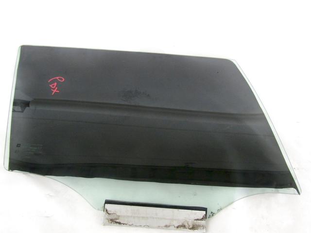 DOOR WINDOW, TINTED GLASS, REAR RIGHT OEM N. 90521826 SPARE PART USED CAR OPEL ASTRA G T98 5P/3P/SW (1998 - 2003)  DISPLACEMENT DIESEL 1,7 YEAR OF CONSTRUCTION 2002