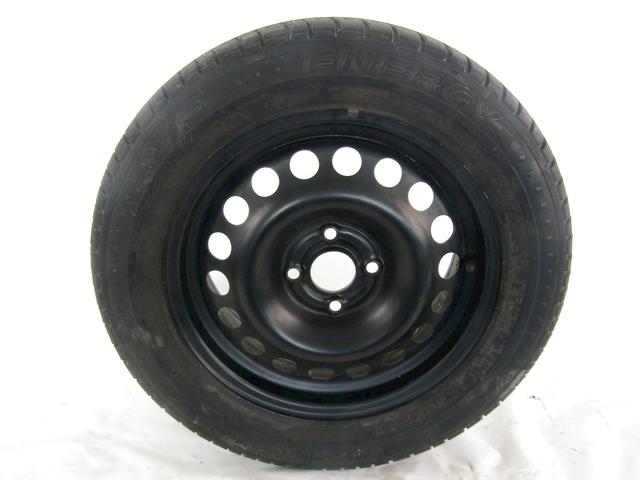 WHEEL & TYRE OEM N. 14182 RUOTA DI SCORTA NORMALE SPARE PART USED CAR OPEL ASTRA G T98 5P/3P/SW (1998 - 2003)  DISPLACEMENT DIESEL 1,7 YEAR OF CONSTRUCTION 2002