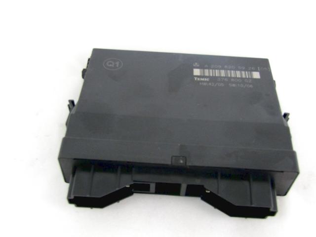 BODY COMPUTER / REM  OEM N. A2098205926 SPARE PART USED CAR MERCEDES CLASSE CLK W209 C209 COUPE A209 CABRIO (2002 - 2010) DISPLACEMENT DIESEL 3 YEAR OF CONSTRUCTION 2007