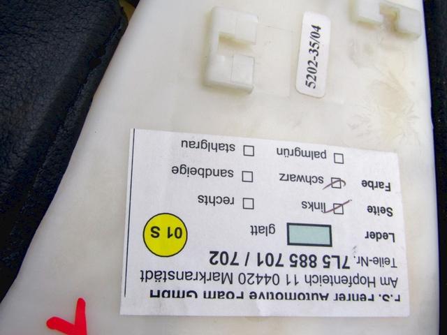 LATVIAN SIDE SEATS REAR SEATS FABRIC OEM N. 16695 FIANCHETTI LATERALI SEDILI POSTERIORI SPARE PART USED CAR PORSCHE CAYENNE 9PA MK1 (2003 -2008)  DISPLACEMENT BENZINA 4,5 YEAR OF CONSTRUCTION 2004