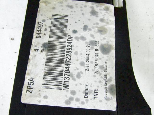 FRAME SLIDING-LIFTING ROOF COMPLETE OEM N. 7L0877041B SPARE PART USED CAR PORSCHE CAYENNE 9PA MK1 (2003 -2008)  DISPLACEMENT BENZINA 4,5 YEAR OF CONSTRUCTION 2004