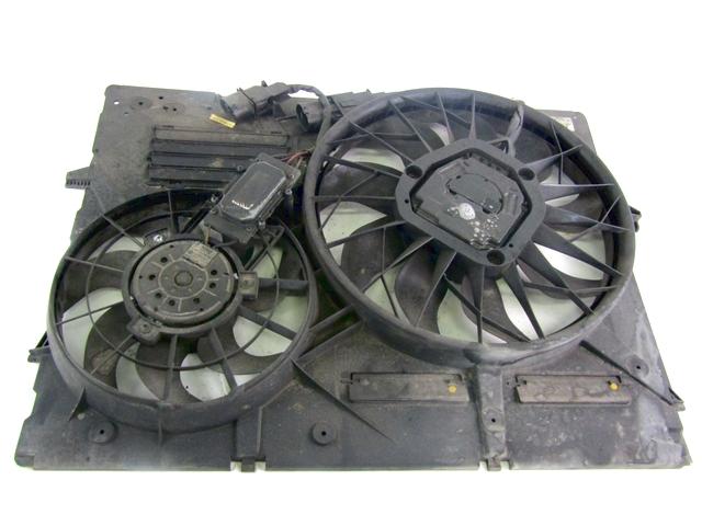 RADIATOR COOLING FAN ELECTRIC / ENGINE COOLING FAN CLUTCH . OEM N. 7L0121203G SPARE PART USED CAR PORSCHE CAYENNE 9PA MK1 (2003 -2008)  DISPLACEMENT BENZINA 4,5 YEAR OF CONSTRUCTION 2004