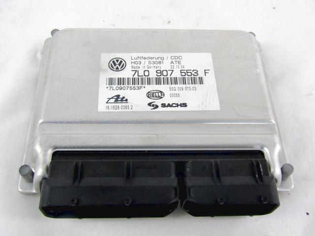 CONTROL UNIT AIR SUSPENSION OEM N. 7L0907553F SPARE PART USED CAR PORSCHE CAYENNE 9PA MK1 (2003 -2008)  DISPLACEMENT BENZINA 4,5 YEAR OF CONSTRUCTION 2004