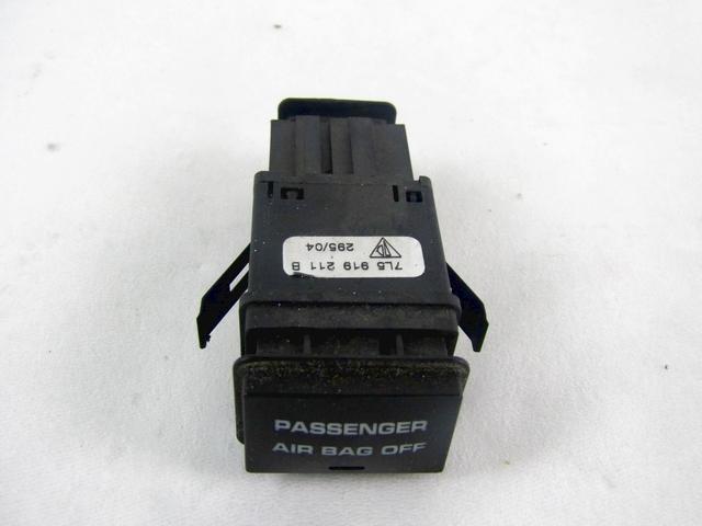 VARIOUS SWITCHES OEM N. 7L5919211B SPARE PART USED CAR PORSCHE CAYENNE 9PA MK1 (2003 -2008)  DISPLACEMENT BENZINA 4,5 YEAR OF CONSTRUCTION 2004