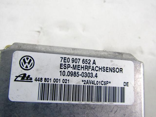 SENSOR ESP OEM N. 7E0907652A SPARE PART USED CAR PORSCHE CAYENNE 9PA MK1 (2003 -2008)  DISPLACEMENT BENZINA 4,5 YEAR OF CONSTRUCTION 2004