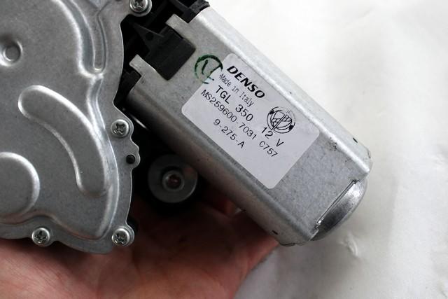 REAR WIPER MOTOR OEM N. MS259600-7031 SPARE PART USED CAR LANCIA Y YPSILON 843 R (2006 - 2011)  DISPLACEMENT BENZINA/GPL 1,4 YEAR OF CONSTRUCTION 2009