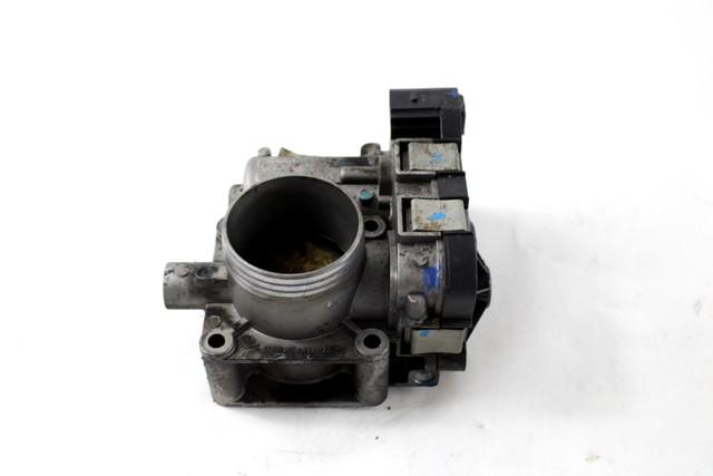 COMPLETE THROTTLE BODY WITH SENSORS  OEM N. 77363793 SPARE PART USED CAR LANCIA Y YPSILON 843 R (2006 - 2011)  DISPLACEMENT BENZINA/GPL 1,4 YEAR OF CONSTRUCTION 2009