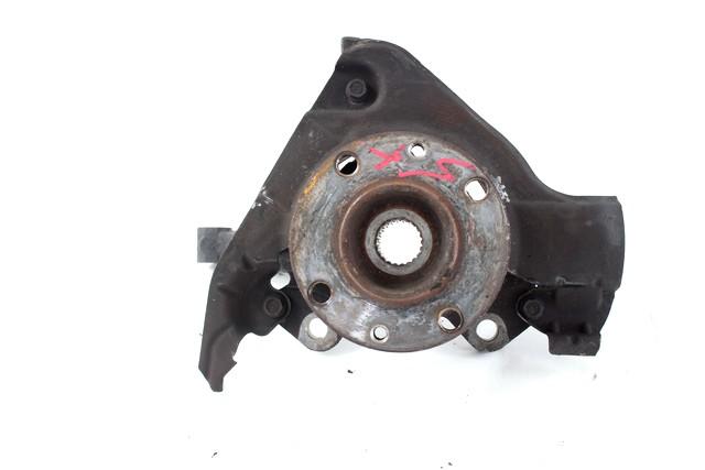 CARRIER, LEFT / WHEEL HUB WITH BEARING, FRONT OEM N. 50702042 SPARE PART USED CAR LANCIA Y YPSILON 843 R (2006 - 2011)  DISPLACEMENT BENZINA/GPL 1,4 YEAR OF CONSTRUCTION 2009