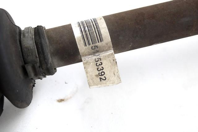 EXCH. OUTPUT SHAFT, LEFT OEM N. 51753392 SPARE PART USED CAR LANCIA Y YPSILON 843 R (2006 - 2011)  DISPLACEMENT BENZINA/GPL 1,4 YEAR OF CONSTRUCTION 2009
