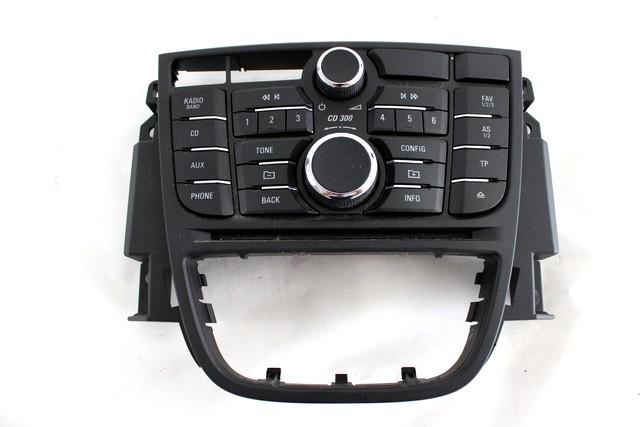 FRONTAL RADIO / SHIP CONTROL UNIT OEM N. 13362778 SPARE PART USED CAR OPEL MERIVA B S10 (2010 -2017) DISPLACEMENT BENZINA/GPL 1,4 YEAR OF CONSTRUCTION 2013