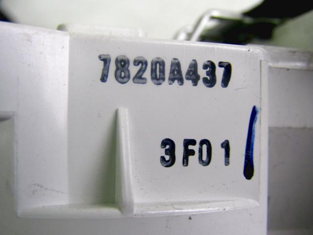 AIR CONDITIONING CONTROL OEM N. 7820A437 SPARE PART USED CAR MITSUBISHI SPACE STAR A0A (DAL 2012)  DISPLACEMENT BENZINA 1,3 YEAR OF CONSTRUCTION 2014