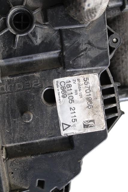 CENTRAL REAR RIGHT DOOR LOCKING OEM N. 55701966 SPARE PART USED CAR FIAT GRANDE PUNTO 199 (2005 - 2012)  DISPLACEMENT BENZINA 1,2 YEAR OF CONSTRUCTION 2005
